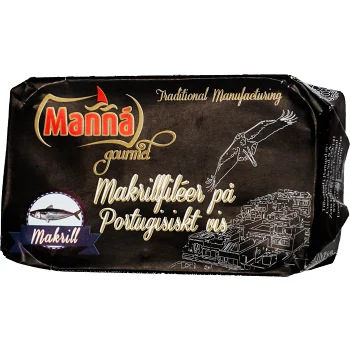Makrillfiléer På Portugisiskt Vis ca 120g Manná.