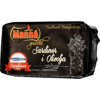 Sardiner I Olivolja ca 120g Manná.