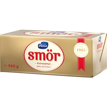 Smör Extrasaltat 80% 500g Valio.