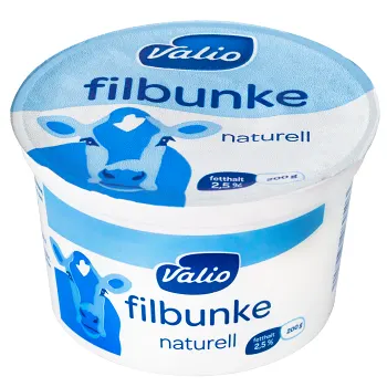Filbunke Naturell 2,5% 200g Valio.