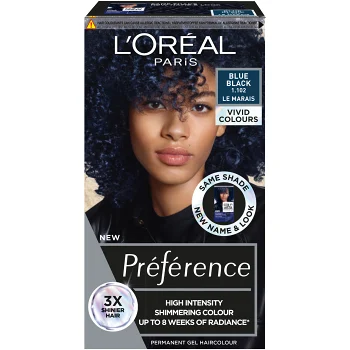 Hårfärg Vivids Blue Black 1.102 1-p L'Oréal.