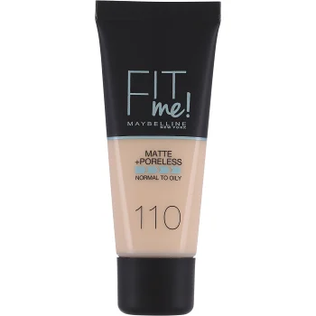 Foundation Fit Me Matte &amp; Poreless Porcelain 110 30ml 1-p Maybelline.