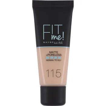 Foundation Matte &amp; Poreless Ivory 115 30ml Maybelline.