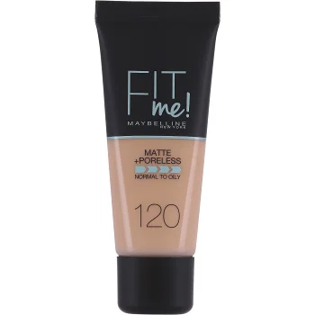 Foundation Fit Me Matte &amp; Poreless Classic Ivory 120 30ml Maybelline.