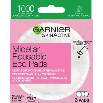 Pads Micellar Reusable 3-p Garnier.
