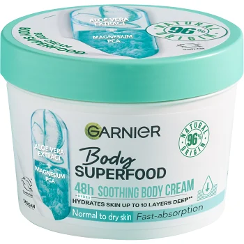 Bodybutter Superfood 80H Soothing Cream Sensitive Skin 380ml Garnier.
