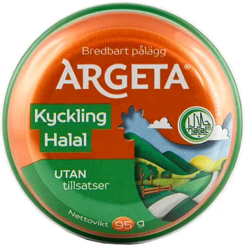 Kycklingpastej Halal 95g Argeta.
