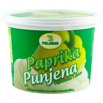 Paprika i Grädde 500g Poljorad.