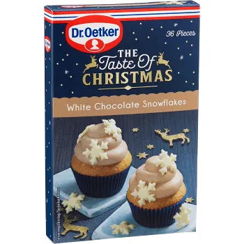 Vit Choklad Snöflingor 36-p 38g Dr. Oetker.