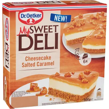 Cheesecake Salted Caramel Fryst 500g Dr.Oetker.