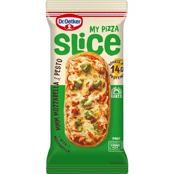 My pizza slice Mozzarella &amp; pesto 170g Dr. Oetker.