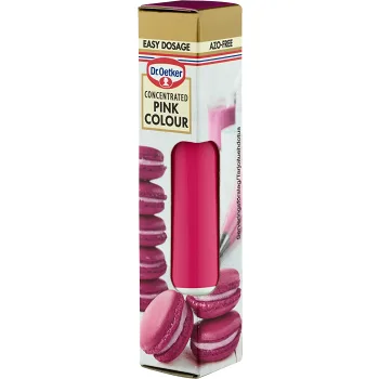 Baktillbehör Hushållsfärg Gel Rosa 15g Dr. Oetker.