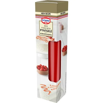 Pyntgelé röd 50g Dr. Oetker.