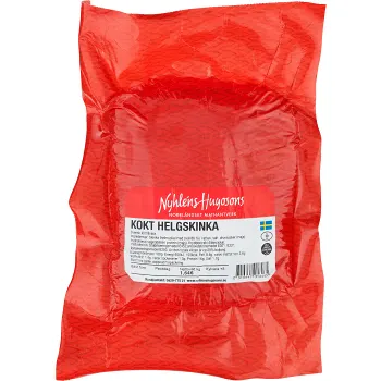 Helgskinka Kokt ca 1,5kg Nyhléns Hugosons.