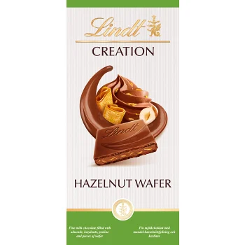 Chokladkaka Creation Hazelnut Wafer 150g Lindt.