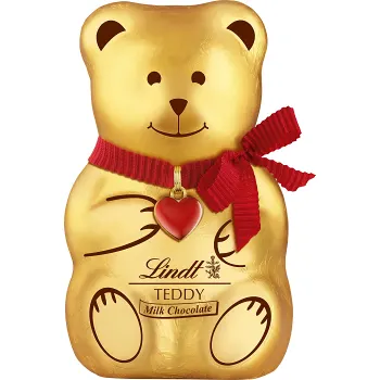 Chokladnalle TEDDY Jul guld 100g Lindt.