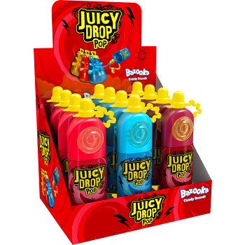 Juicy drop pop Blandade smaker 26g Bazooka.