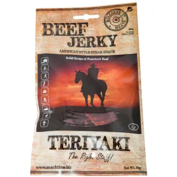 BeefJerky Teriyaki Bulls Eye Meat.