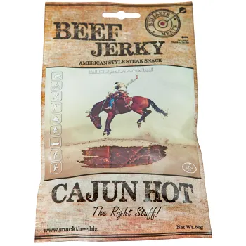 BeefJerky Cajun H Bulls Eye Meat.