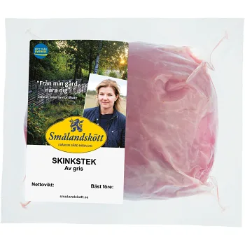 Skinkstek Färsk av gris ca 1kg Smålandskött.