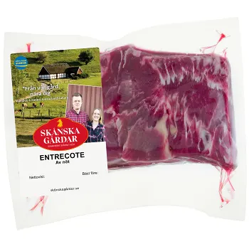 Entrecôte ca 800g Skånska Gårdar.