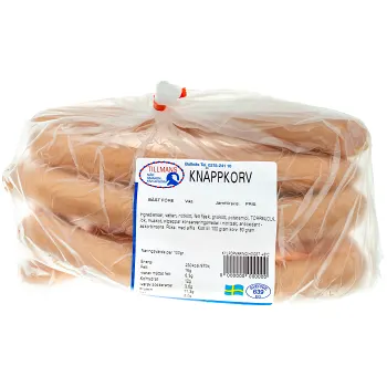 Knäppkorv ca 400g Tillmans Charkuteri.