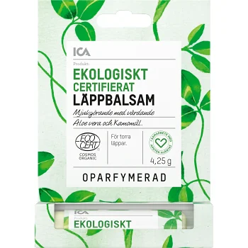 Läppbalsam Oparfymerad EKO 1-p ICA.