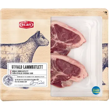 Lammkotlett ca 435g Scan.