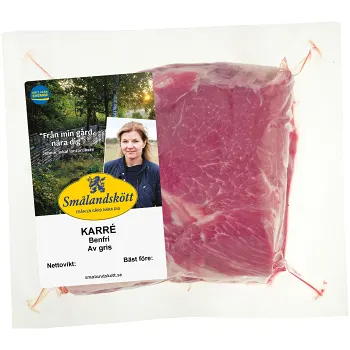 Karré benfri ca 1,1kg Smålandskött.