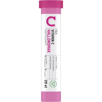 Vitamin C Hallon Kosttillskott brustablett 20st ICA Hjärtat.