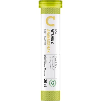Vitamin C Ananas Kosttillskott brustablett 20st ICA Hjärtat.