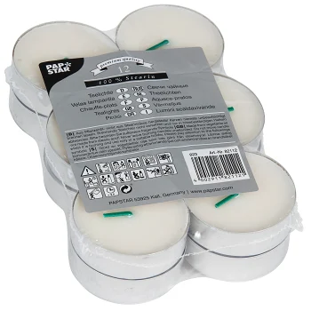 Värmeljus Maxi Stearin 12-p Papstar.