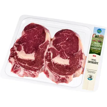 Entrecôte skivad ca 450g ICA.