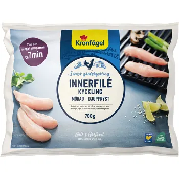 Kycklinginnerfilé Fryst 700g Kronfågel.