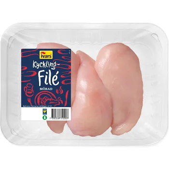 Kycklingfilé mörad 750g Ivars.