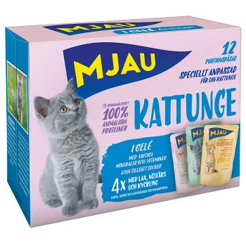 Kattmat Multibox Kattunge 12-p Mjau.
