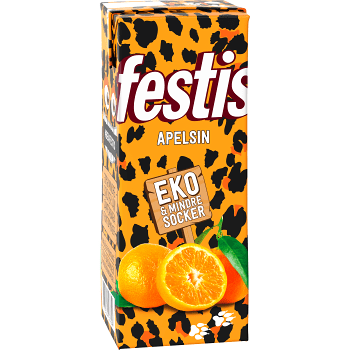 Fruktdryck Apelsin Ekologisk 20cl Festis.