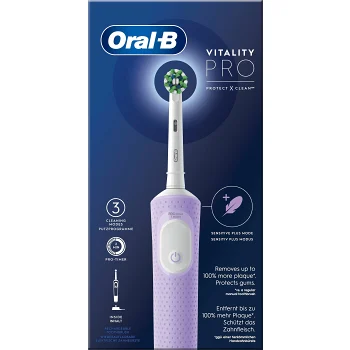 Eltandborste Vit Pro Lila Oral-B.