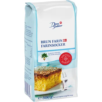 Farinsocker 500g Dansukker.