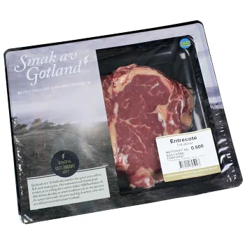 Entrecôte skivad 2x250g Smak av Gotland.