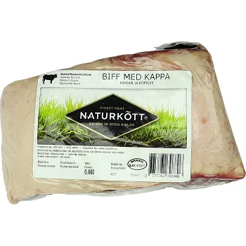 Biff Färsk i bit med kappa ca 800g Naturkött.