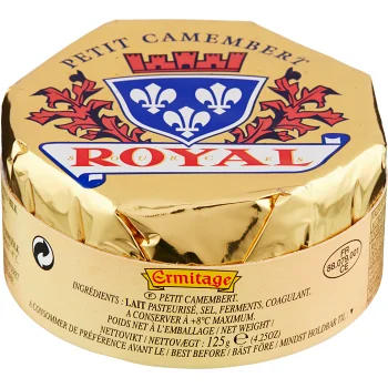 Camembert Royal 125g Ermitage.