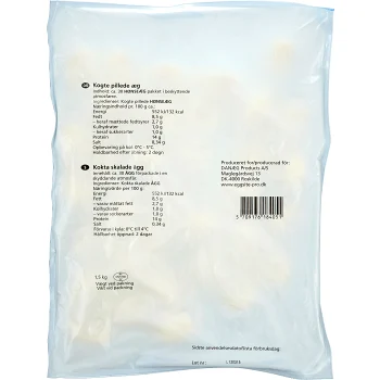 Ägg Kokta Skalade 1,5kg Kronägg.
