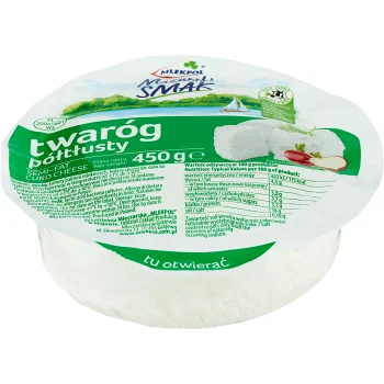 Ost Twarog halvfet 450g Mlekpol.
