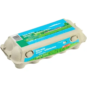 Ägg Södermanland Frigående inne M 10-p Kronägg.