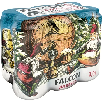 Öl Julbrygd 3,5% 6-p 50cl Falcon.