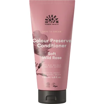 Balsam Colour Preserve Soft Wild Rose 180ml Urtekram.