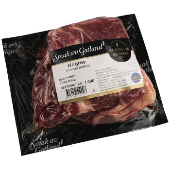 Högrev Färsk benfri ca 1kg Smak av Gotland.