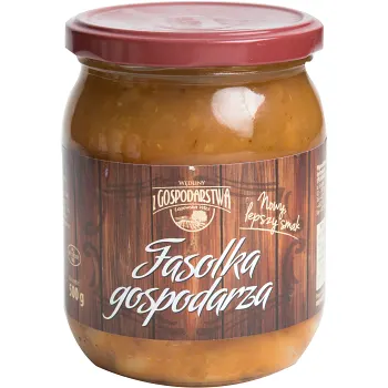 Bönor med korv Tomatsås 500g Gospodarstwa.