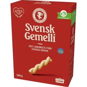 Pasta Svensk Gemelli 500g Kungsörnen.